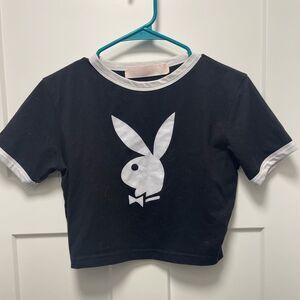 Missguided x Playboy Crop Top